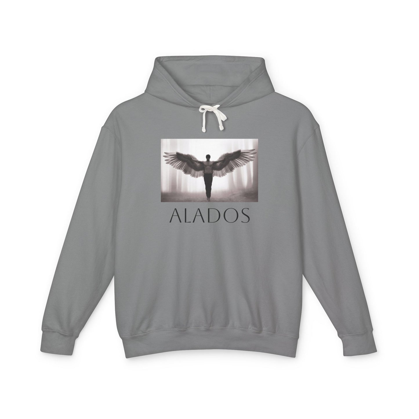 ALADOS   Angel Wings Hoodie,Unisex Lightweight Hoodie Sweatshirt, Unique Gift for Trendsetters.     'LOS ANGELES'