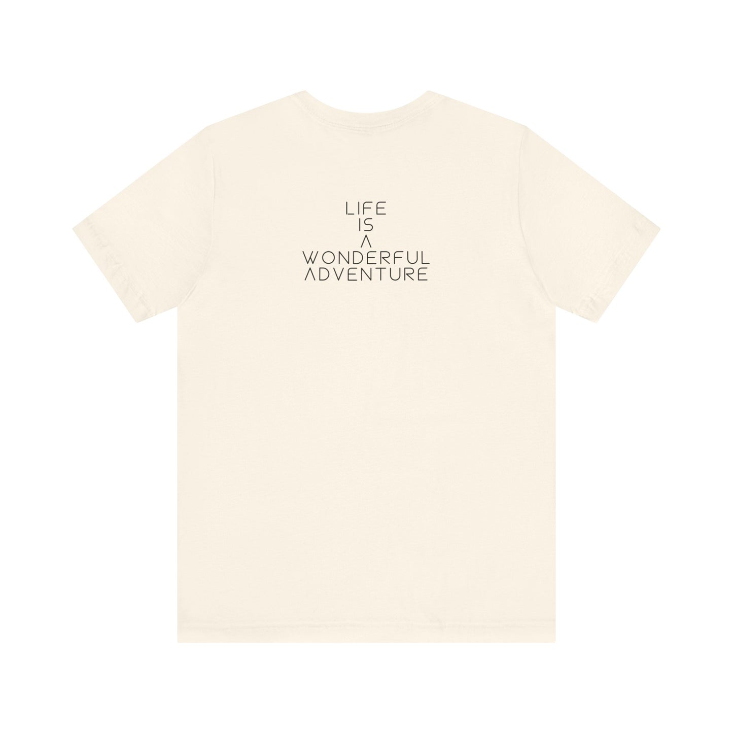 Alados Graphic Tee,Inspirational Unisex Jersey T-Shirt, Adventure Shirt, Angel Wing Shirt, Motivational Top, Gift for Dreamers