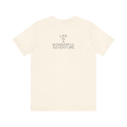 Alados Graphic Tee,Inspirational Unisex Jersey T-Shirt, Adventure Shirt, Angel Wing Shirt, Motivational Top, Gift for Dreamers