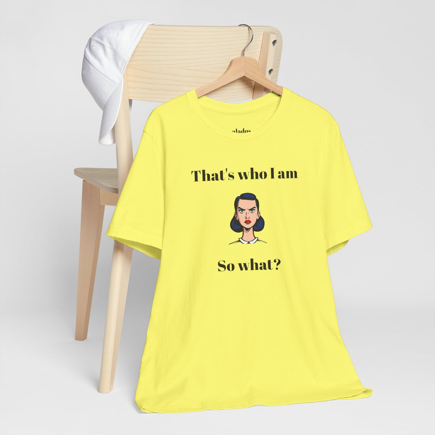 Bolt Design Shirt,  Women's Top, Unique Design Tee,Novelty Gift, Great Gift for Teens.'That's who I am,So what?'