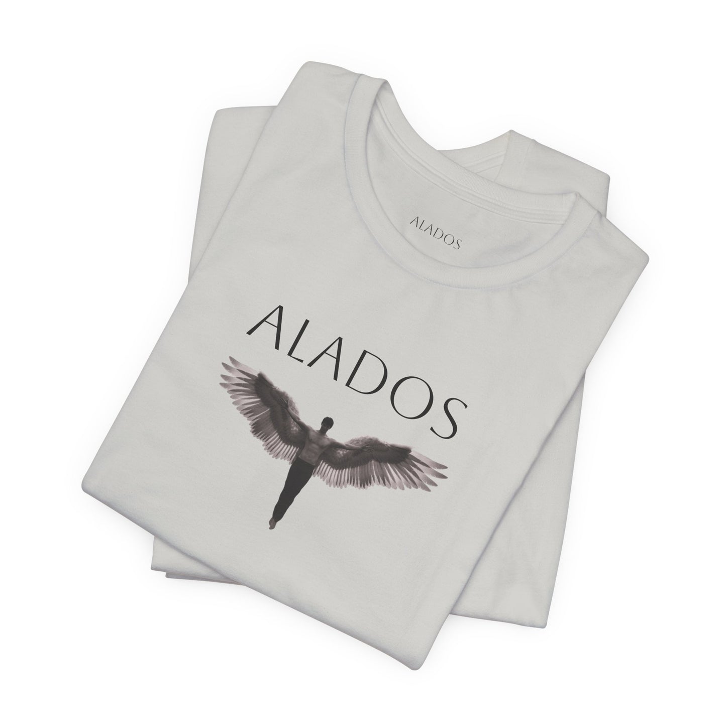 ALADOS.Unisex Angel Wings Graphic Tee, Spiritual Shirt, Gift for Nature Lovers, Casual Wear, Thoughtful Present for Birthdays and Holidays.