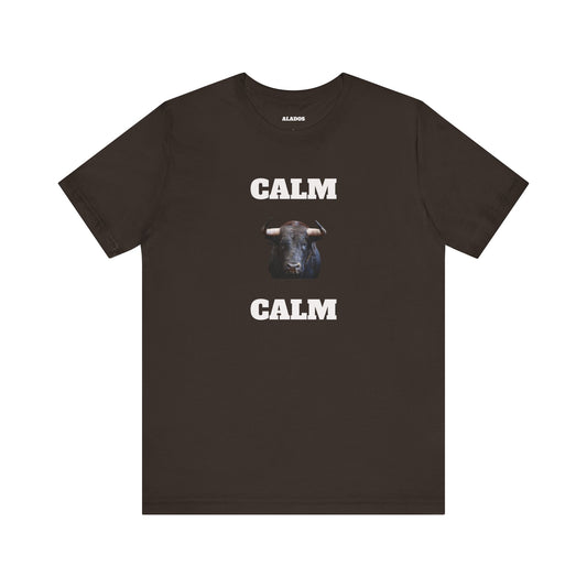 Funny Unisex Tee, Sarcastic T Shirt, Holiday Gift, Casual Wear, Joke Clothing, Birthday Gift,Mexican Humor Tee. 'Calm... Calm'
