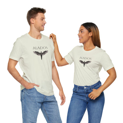 ALADOS.Unisex Angel Wings Graphic Tee, Spiritual Shirt, Gift for Nature Lovers, Casual Wear, Thoughtful Present for Birthdays and Holidays.