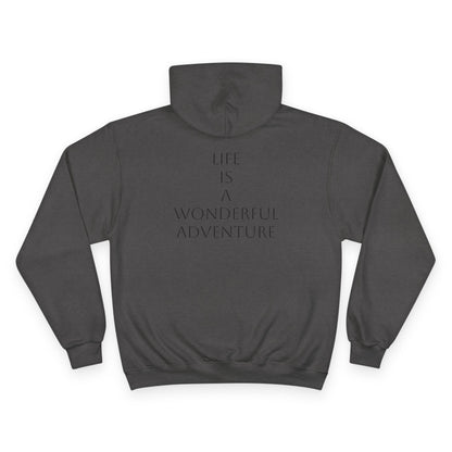 Sporting Champion Hoodie,Unique Design For Adventure Lovers,Great Gift for Holidays,Neutral Gender Hoodie. 'ALADOS:Life is a Wonderful Adventure'