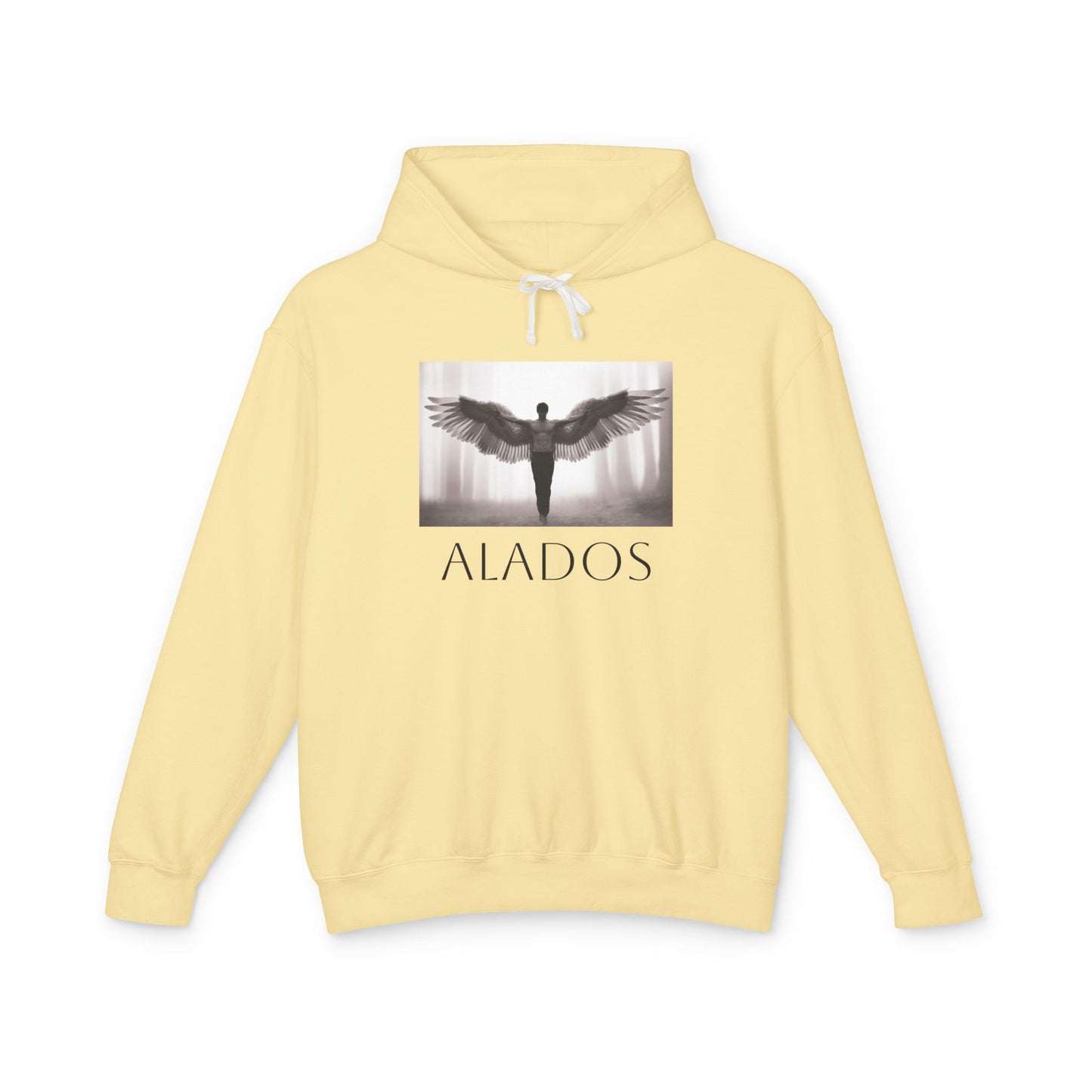 ALADOS   Angel Wings Hoodie,Unisex Lightweight Hoodie Sweatshirt, Unique Gift for Trendsetters.     'LOS ANGELES'