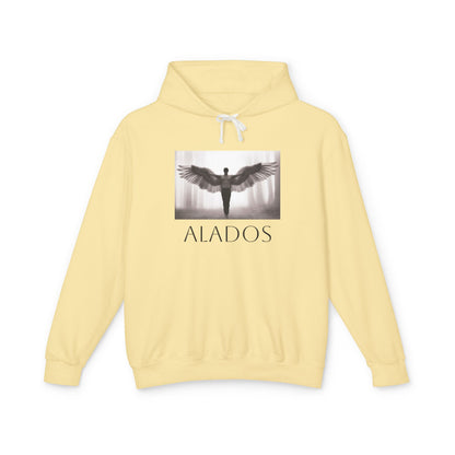 ALADOS   Angel Wings Hoodie,Unisex Lightweight Hoodie Sweatshirt, Unique Gift for Trendsetters.     'LOS ANGELES'