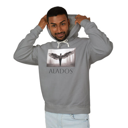 ALADOS   Angel Wings Hoodie,Unisex Lightweight Hoodie Sweatshirt, Unique Gift for Trendsetters.     'LOS ANGELES'