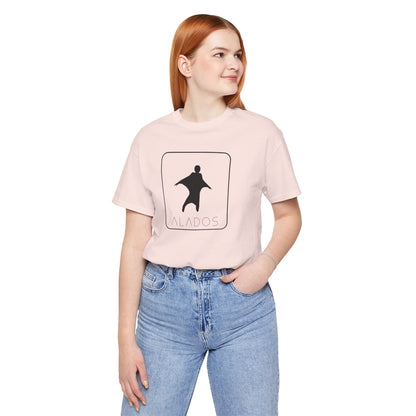 ALADOS.Inspiring Graphic Unisex T-Shirt for Explorers,Unique Design Tee,Motivational Gift for Friends. -Life is a wonderful adventure.-