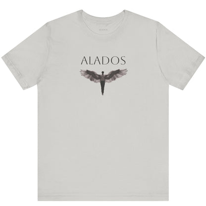 ALADOS.Unisex Angel Wings Graphic Tee, Spiritual Shirt, Gift for Nature Lovers, Casual Wear, Thoughtful Present for Birthdays and Holidays.